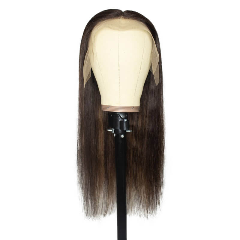 1B/30 Highlight Color 13X4 Lace Wig Silky Straight