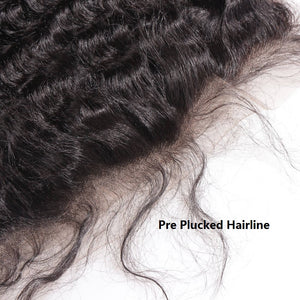 Raw Virgin Hair 13x4 Lace Frontal Deep Wave