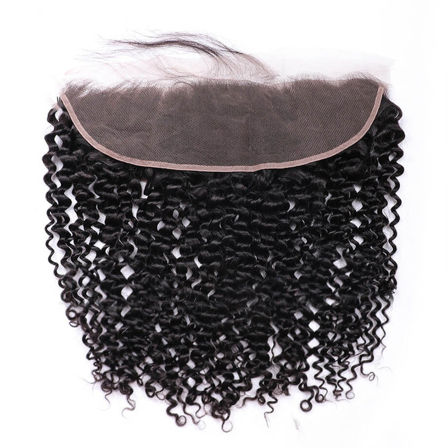 Remy Virgin Hair 13x4 Lace Frontal Kinky Curly