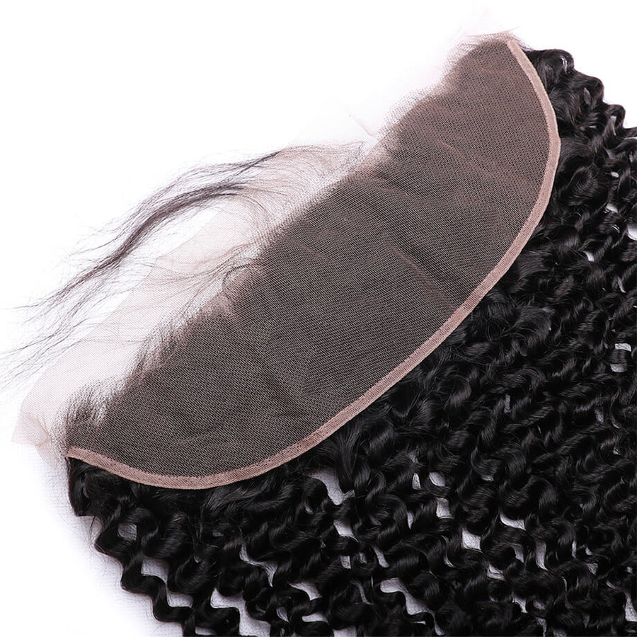 Raw Virgin Hair 13x4 Lace Frontal Kinky Curly