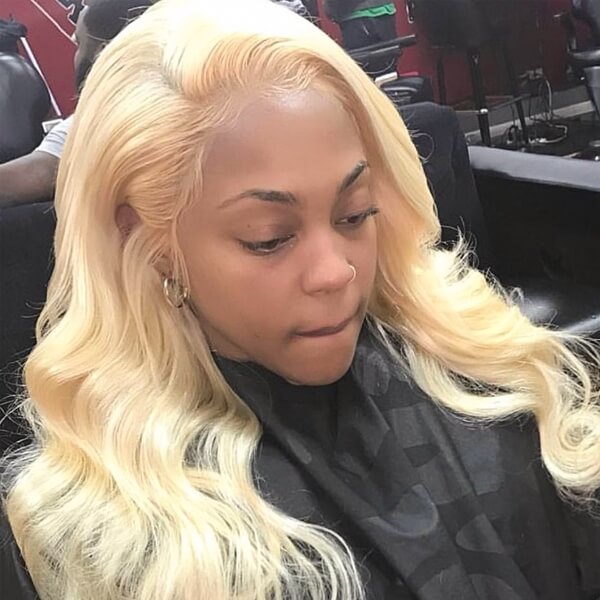 Blonde T Part Lace Wig Body Wave