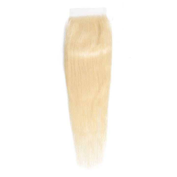 Blonde 4x4 Lace Closure Silky Straight #613