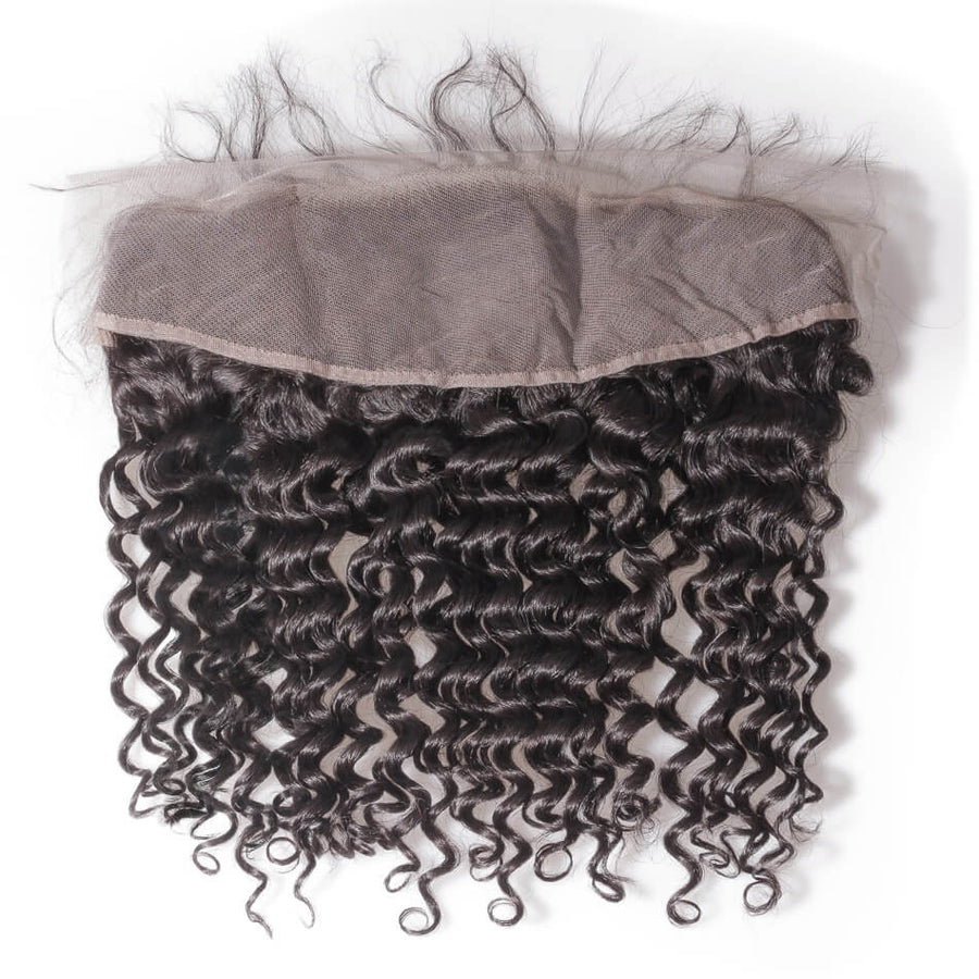 Remy Virgin Hair 13x4 Lace Frontal Deep Wave