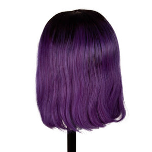 T1B/Purple T Part Lace Bob Wig Silky Straight