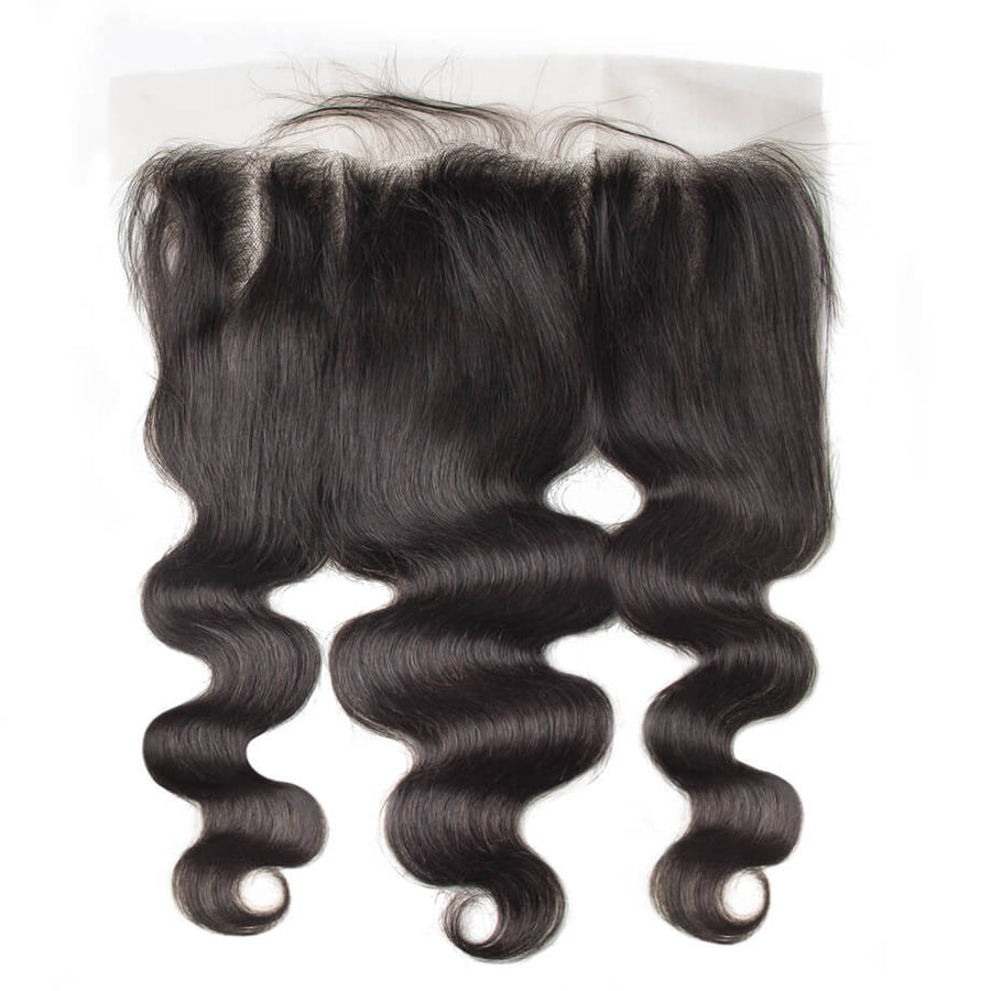 Raw Virgin Hair 13x6 Transparent Lace Frontal Body Wave