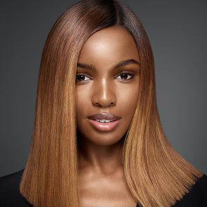 13x4 Lace Wig Silky Straight Caramel Toffee Color