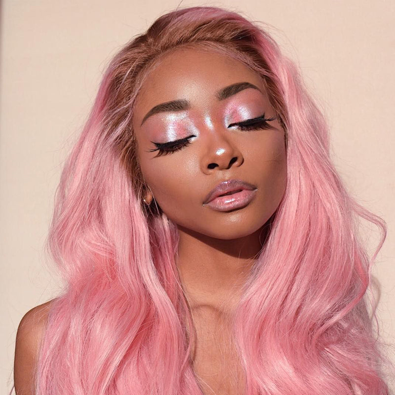 13x4 Lace Wig Body Wave #4/Pink